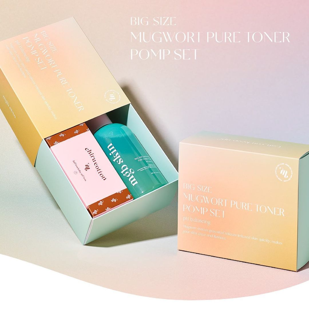 【BACK IN STOCK】[BIG SIZE] MUGWORT PURE TONER POMP SET