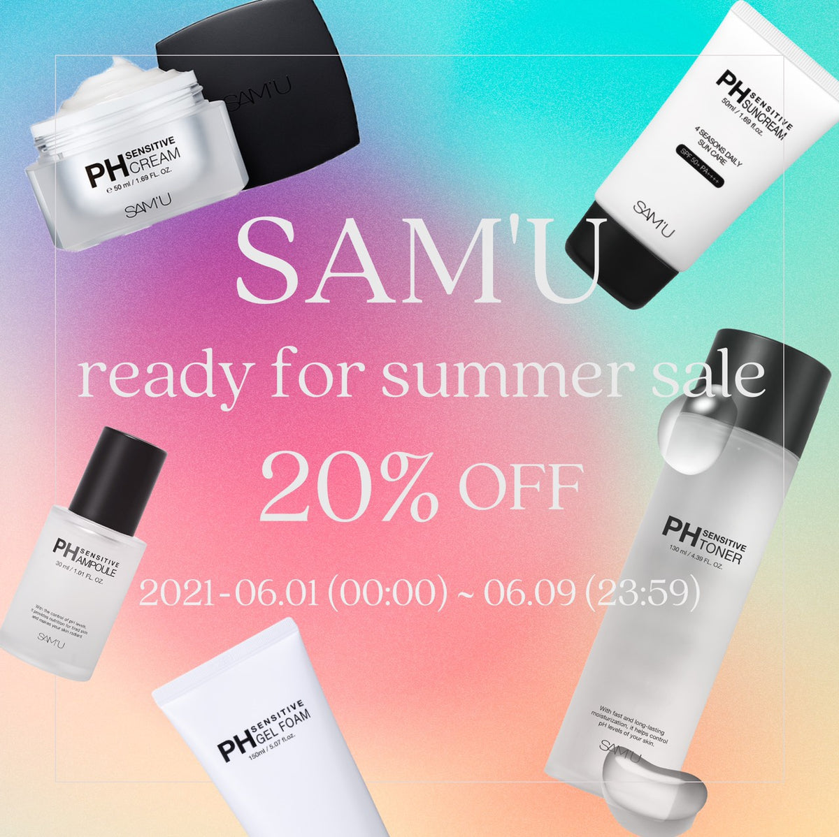 【SALE】SAM'U READY FOR SUMMERME SALE