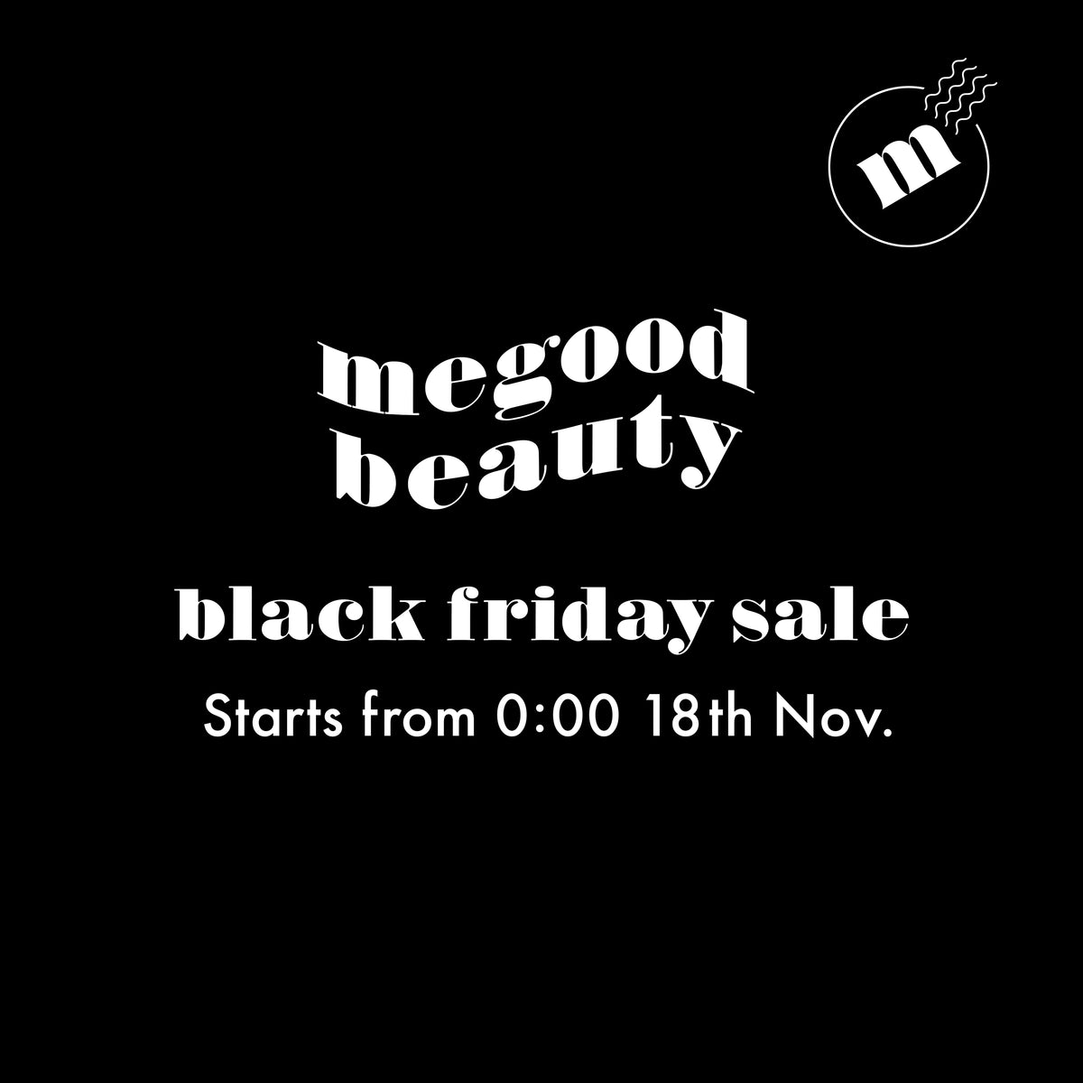 【BLACK FRIDAY SALE】11/18-11/24 20％OFF!!