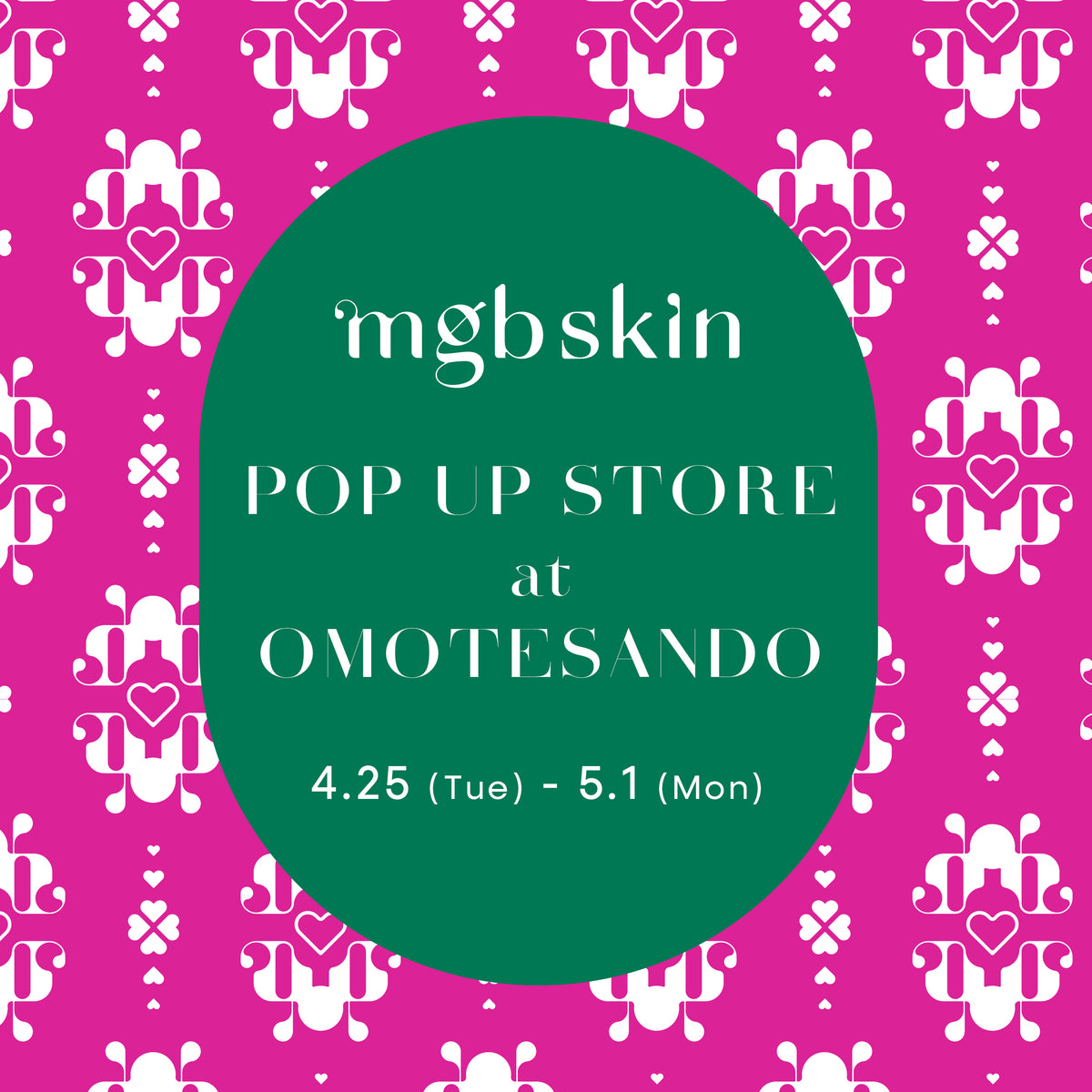 ＼🌷BIG NEWS🌷／POP UP STORE at OMOTESANDO!